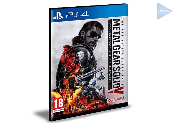 METAL GEAR SOLID 5 THE DEFINITIVE EXPERIENCE Ps4 e Ps5 Psn Mídia Digital