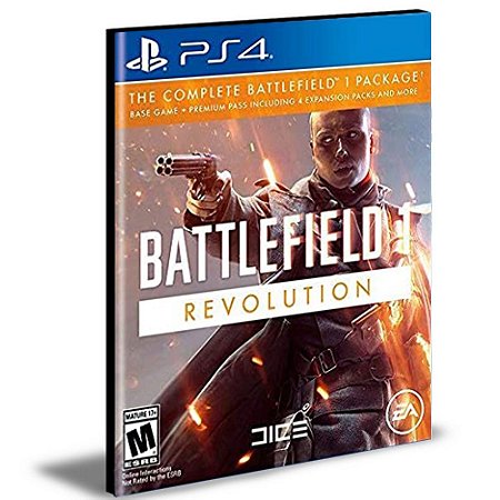 Battlefield 1 Revolution Ps4 e Ps5 Psn  Mídia Digital