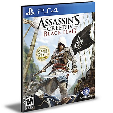 Assassin’s Creed IV Black Flag  Ps4 e Ps5  Psn  Mídia Digital