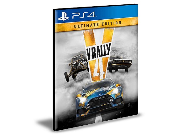 V-Rally 4 Ultimate Edition Ps4 e Ps5 Psn Mídia Digital