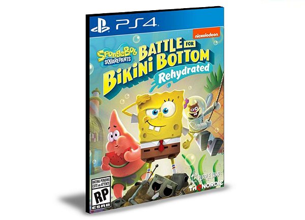 SpongeBob SquarePants Battle for Bikini Bottom Rehydrated  PS4 e PS5 PSN   MÍDIA DIGITAL