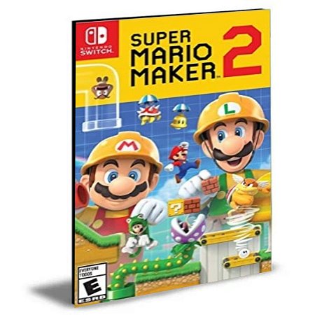 Super Mario Maker 2 Nintendo Switch Mídia Digital
