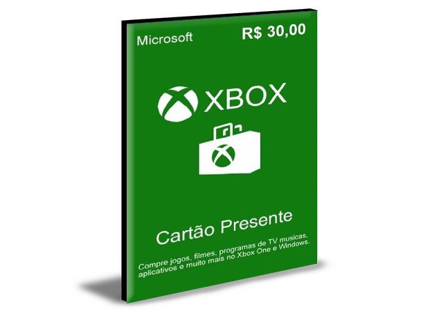 Microsoft Gift Card Xbox R$30 Reais