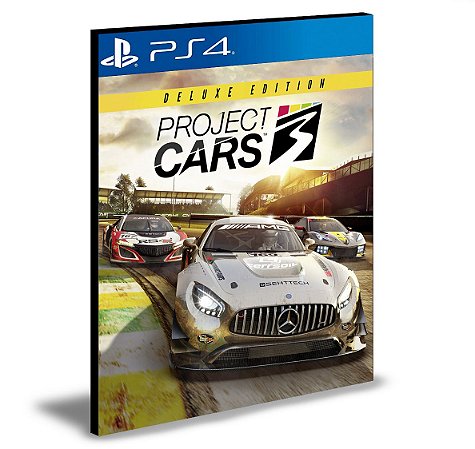 Project CARS 3 Deluxe Edition   Ps4 e Ps5  Psn  Mídia Digital
