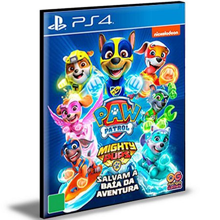 A Patrulha Canina os Cachorrinhos Poderosos Salvam a Baía Da Aventura PS4 e PS5 PSN MÍDIA DIGITAL
