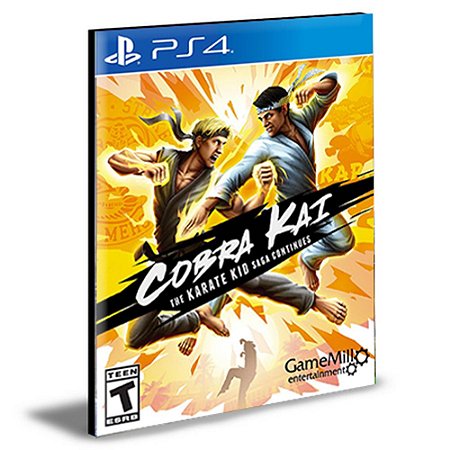 Cobra Kai The Karate Kid Saga Continues Ps4 e Ps5 Psn Mídia Digital