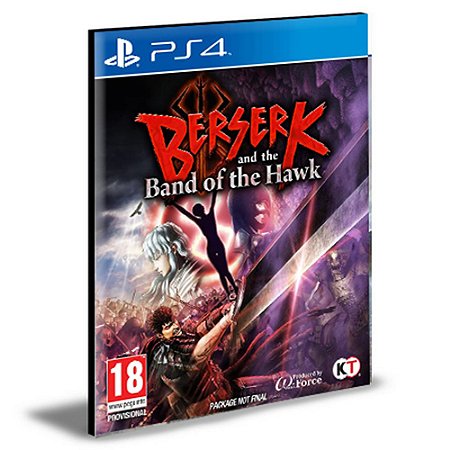 BERSERK AND THE BAND OF THE HAWK WITH BONUS Ps4 e Ps5 Psn Mídia Digital