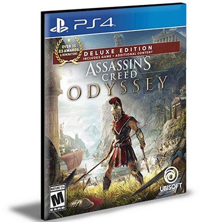 Assassin's Creed Odyssey Deluxe Edition Ps4 e Ps5 Psn Mídia Digital