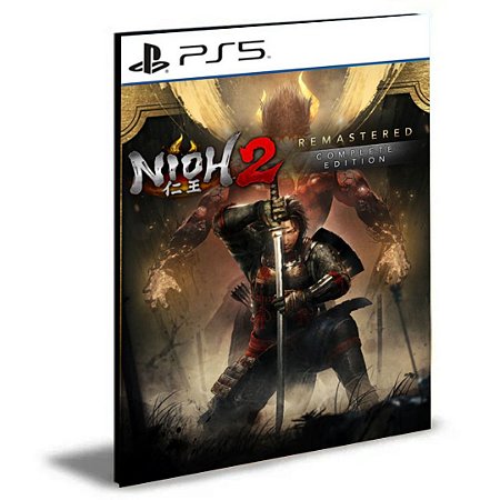 Nioh 2 Remastered Edição Completa PS5 PSN Mídia Digital