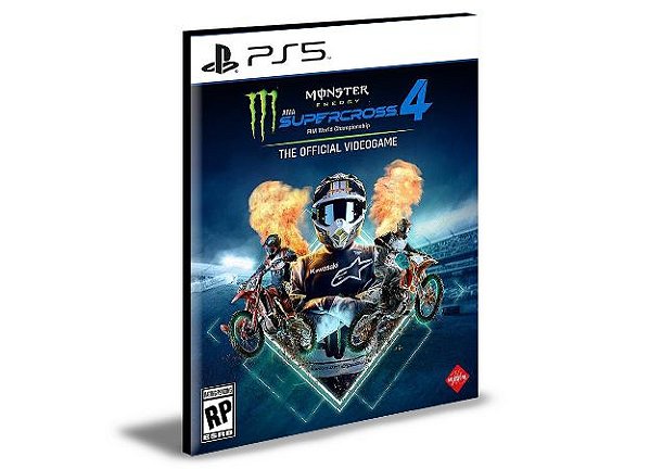 Monster Energy Supercross The Official Videogame 4 Ps5  Mídia Digital