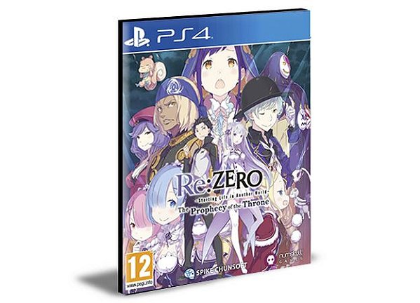Re:ZERO Starting Life in Another World  Ps4 e Ps5 Psn  Mídia Digital