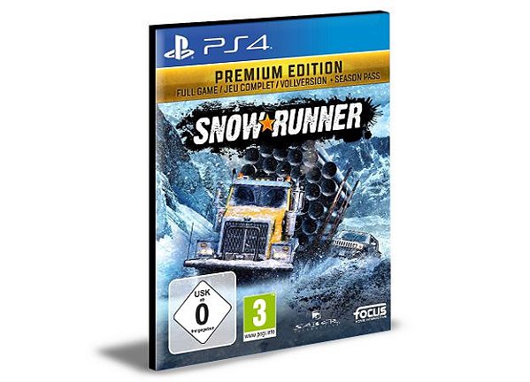 SnowRunner Premium Edition Ps4 e Ps5 PSN Mídia Digital