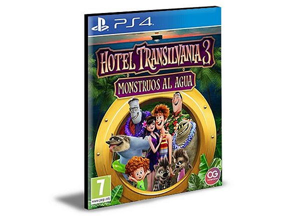 Hotel Transylvania 3: Monsters Overboard and Crayola Scoot Português Ps4 e Ps5 Mídia Digital