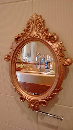 Espelho camarim rose