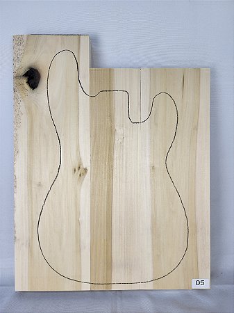 CORPO (BLANK) PARA GUITARRA / BAIXO POPLAR 3 PEÇAS