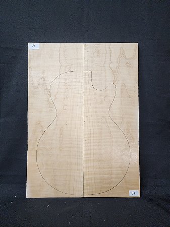 TAMPO MAPLE GUITARRA/BAIXO (CARVED-TOP) 1A
