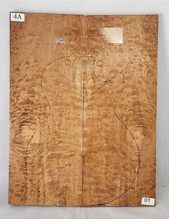 TAMPO MAPLE GUITARRA/BAIXO (CARVED-TOP) 4A