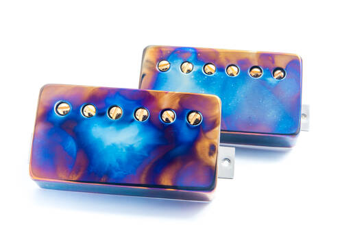 CAPTADOR HUMBUCKER BARE KNUCKLE COLDSWEAT 4COND. COVER BURNT CHROME