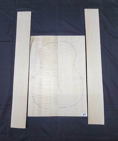 FAIXA E FUNDO VIOLAO FLAMED MAPLE