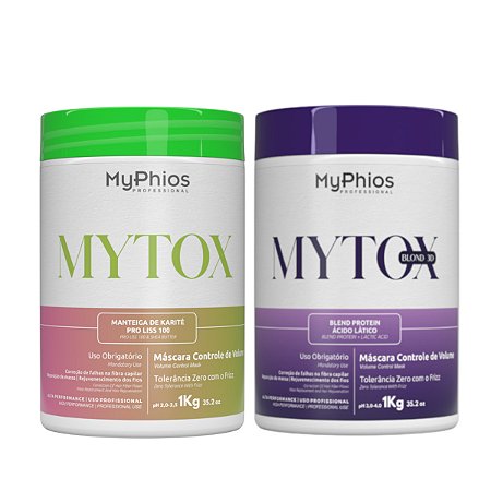 Kit Redutor de volume - MyTox Blond e Mytox1kg - MyPhios - Marca de  cosméticos profissionais. A melhor loja on line de produtos de qualidade e  preço justo