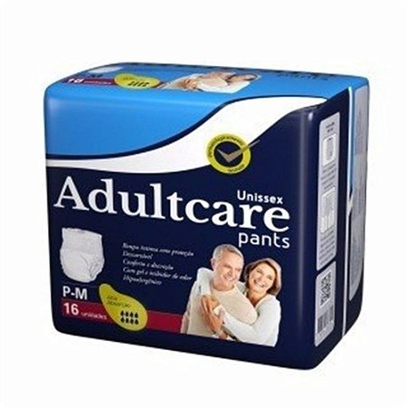 Fralda Adultcare Pants P/M com 8