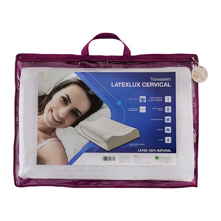 Travesseiro Látex Lux Cervical