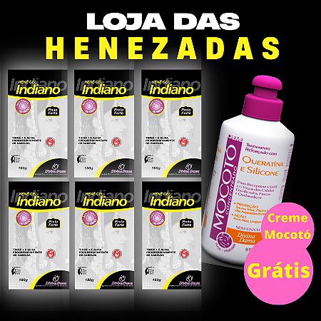 Henê Indiano Forte 180gr Pouch 06 unidades