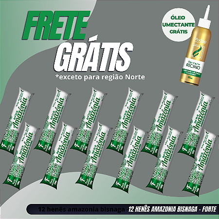 Henê Amazônia Forte 180gr Bisnaga 12 unidades