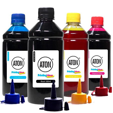 Kit Tintas para Epson L375 | L-375 Cmyk Aton 500ml - Valejet.com: Toner,  Tinta, Toner Refil e Tinta para Impressora