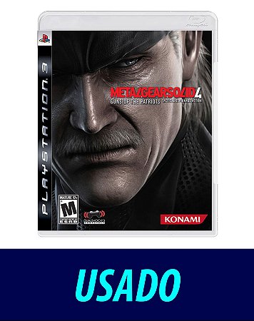 Jogo Metal Gear Solid 4 - Ps3 - Usado