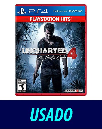 Jogo Uncharted 4: A Thief's End - Ps4 Hits - Usado