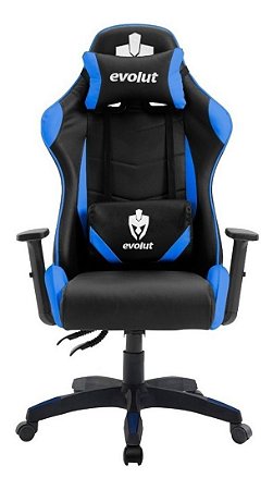 Cadeira Gamer Evolut Lite Eg904 Azul