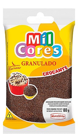Granulado Crocante 80g Chocolate Mil Cores
