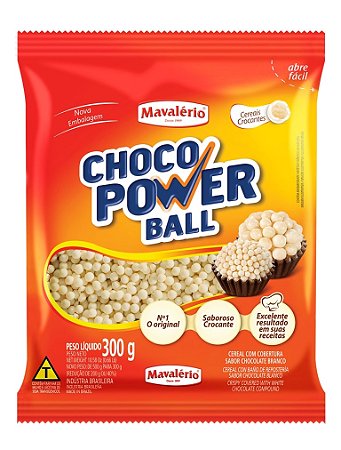 Choco Power Mini Ball 300g Chocolate/Branco