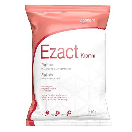 Alginato Ezact Kromm - Vigodent