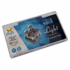 Kit de Bráquetes 01 caso Prescrição Roth Light .022" Can. 9° Ang.