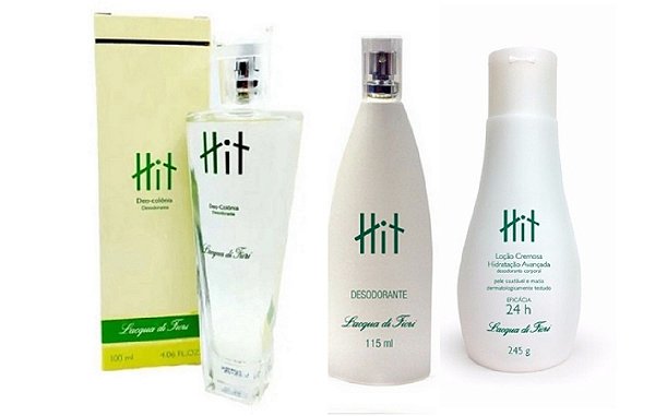 Kit Hit 100ml Desod. Spray 115ml e Emulsão Hidratante 245g Lacqua di Fiori