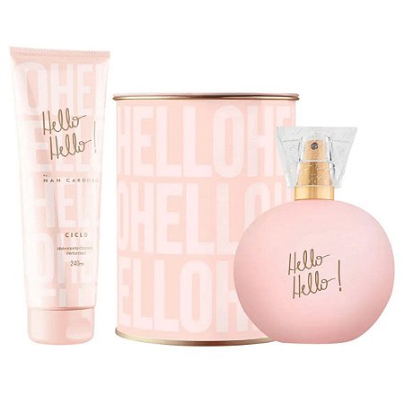 Kit Perfume Hello Hello! 100 ml Hidratante 240g Nah Cardoso Ciclo
