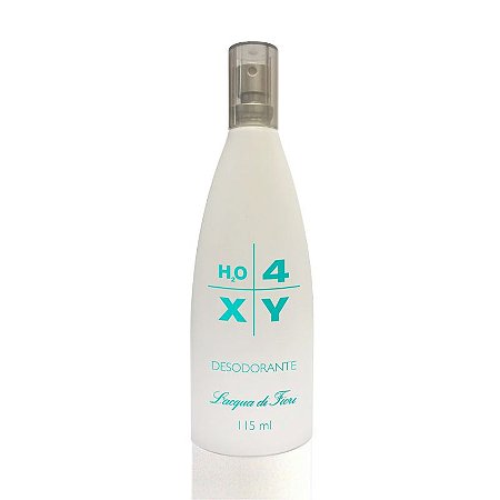 Desodorante Liquido H2O 4xy 115ml Unissex Lacqua di Fiori