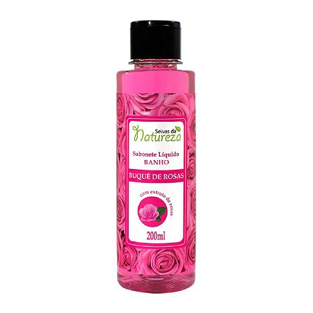 SABONETE LIQUIDO  BUQUE DE ROSAS 200ML AROMATICA