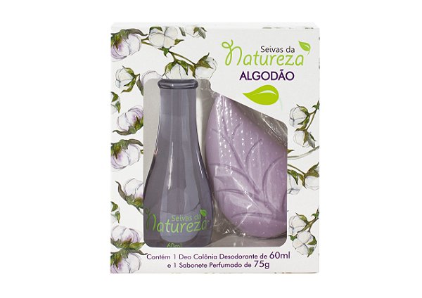 KIT DEO COL  ALGODÃO 60ML E SABONETE 75G AROMATICA