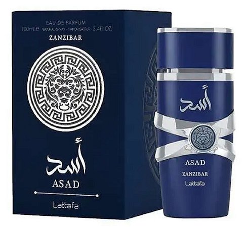 Asad Zanzibar 100ml  Masculino Lattafa Arabe