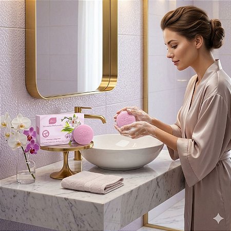 KIt 2 Sabonote Verbena e Orquidea Bloom 90g cada Aromatica