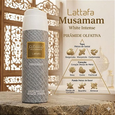 Perfume Spray Musaman 200ml Lattafa Arabe