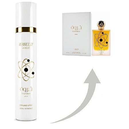 Body Splash Ttharwah  Ouro 300ml Fem Isabelle