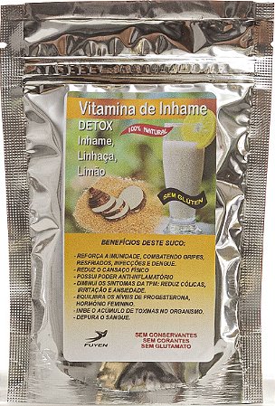 Preparo para Vitamina de Inhame 60g