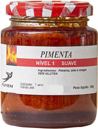 Molho de pimenta suave 200g