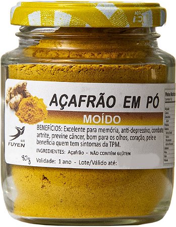 Açafrão em pó 80g