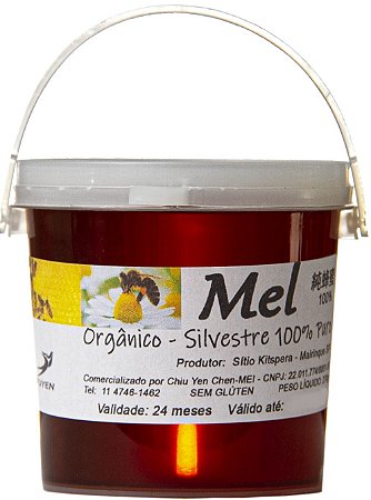 Mel orgânico Silvestre 100% puro 230ml