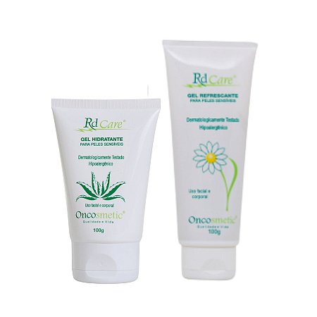 Kit Hidratação - Gel Hidratante + Gel Refrescante - Oncosmetic 200g